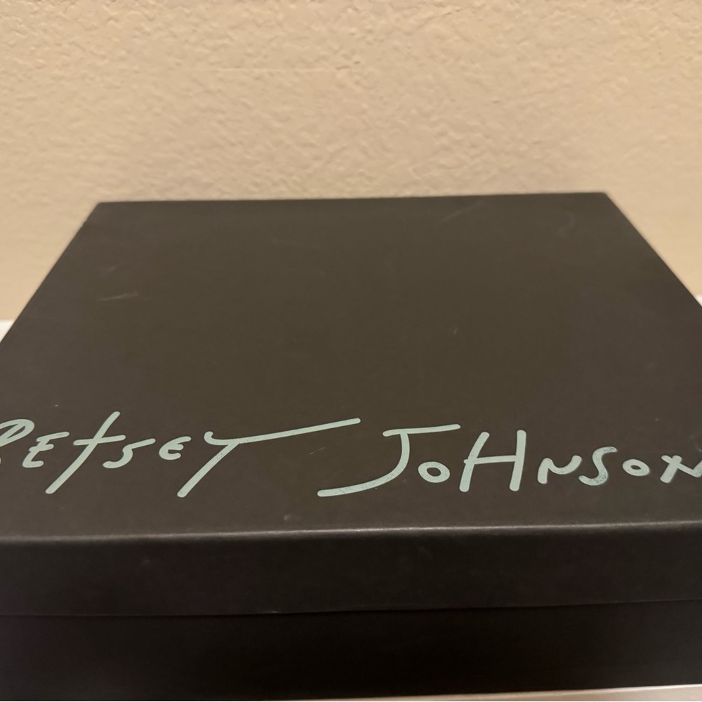 Betsey Johnson Black Sparkly Booties